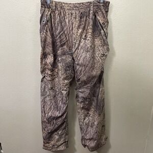 Remington All Weather Mossy Oak Brush Hunting Pants Pull On/Zipper Boot Zip‎ XL